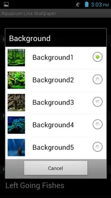 Aquarium Live Wallpaper android App screenshot 7